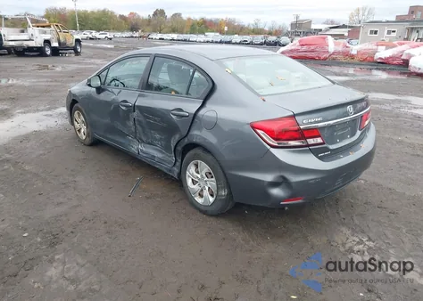 2013 Honda Civic Lx from USA, damaged, VIN 19XFB2F52DE217811